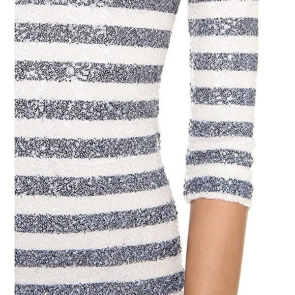 🆕 Alice + Olivia Pammy Striped Sequin Dress✨ - Picture 4 of 6